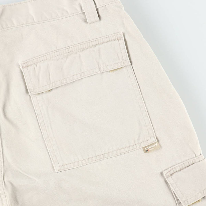 Levi's SILVER TAB Cargo Shorts, Men's Size W36 (approx.) cotton Beige type Vintage Second Hand