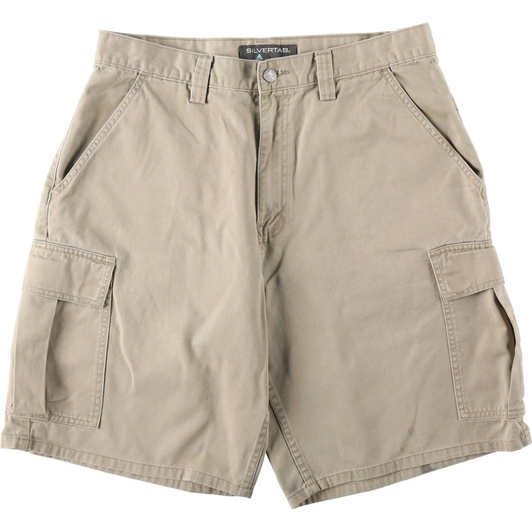 Levi's SILVER TAB Cargo Shorts, Men's Size W34 (approx.) cotton Beige type Vintage Second Hand