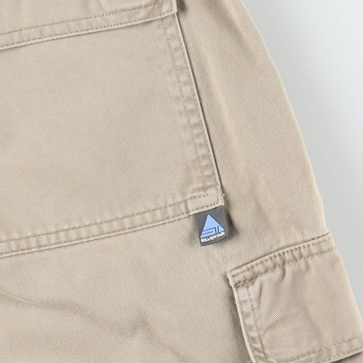 Levi's SILVER TAB Cargo Shorts, Men's Size W34 (approx.) cotton Beige type Vintage Second Hand