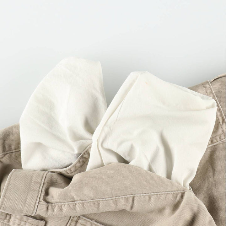 Levi's SILVER TAB Cargo Shorts, Men's Size W34 (approx.) cotton Beige type Vintage Second Hand