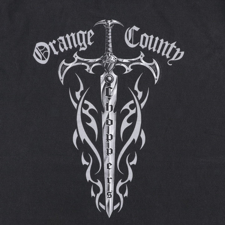 2000'S Orange County Choppers Motorcycle T-shirt, Men's XXL equivalent. cotton black type Vintage Second Hand