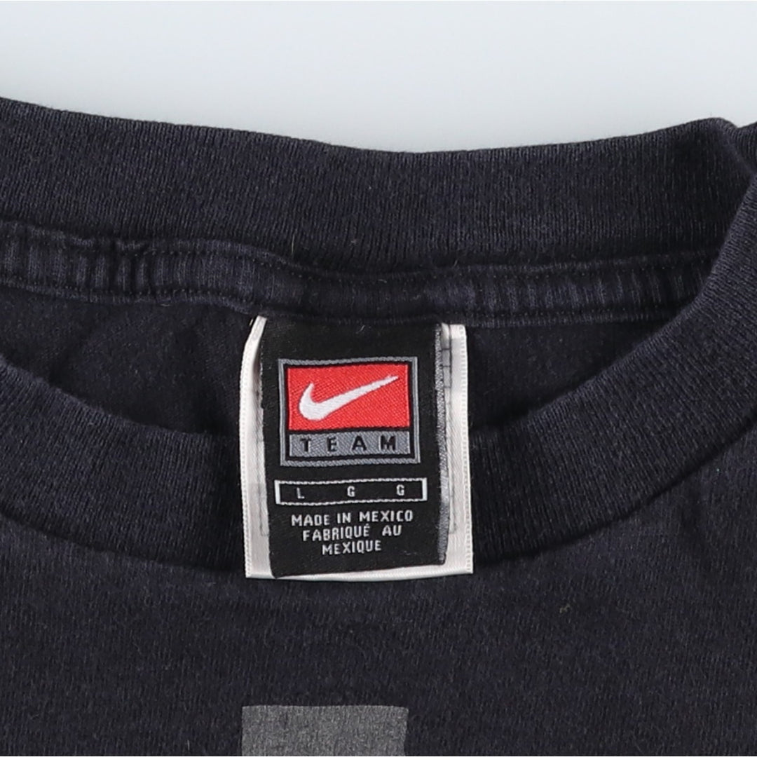 2000'S Nike Team Motorcycle T-shirt, Men's Size L (approx.) cotton black type Vintage Second Hand