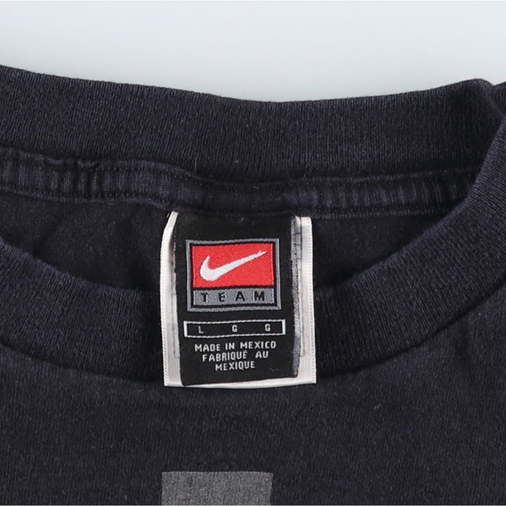 2000'S Nike Team Motorcycle T-shirt, Men's Size L (approx.) cotton black type Vintage Second Hand