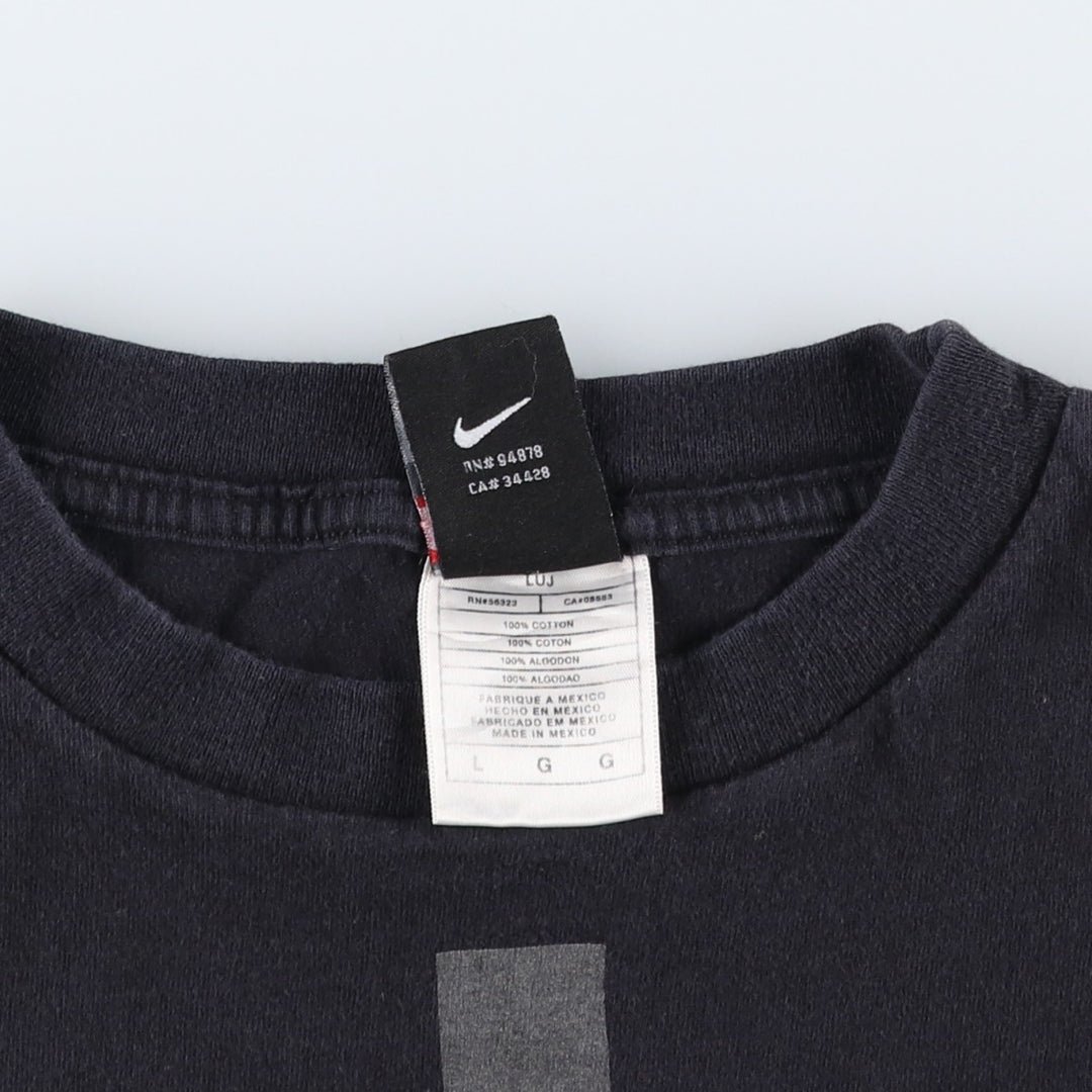 2000'S Nike Team Motorcycle T-shirt, Men's Size L (approx.) cotton black type Vintage Second Hand