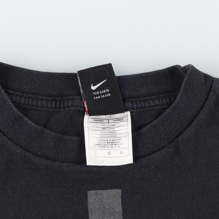 2000'S Nike Team Motorcycle T-shirt, Men's Size L (approx.) cotton black type Vintage Second Hand