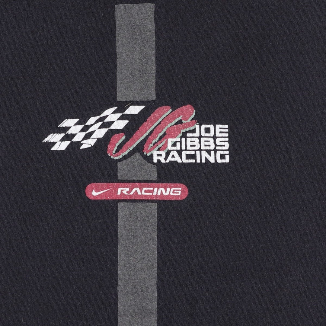 2000'S Nike Team Motorcycle T-shirt, Men's Size L (approx.) cotton black type Vintage Second Hand