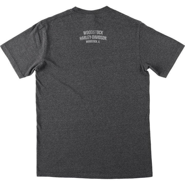 Harley-Davidson Motorcycle Bike T-shirt, Men's Medium cotton gray type Vintage Second Hand