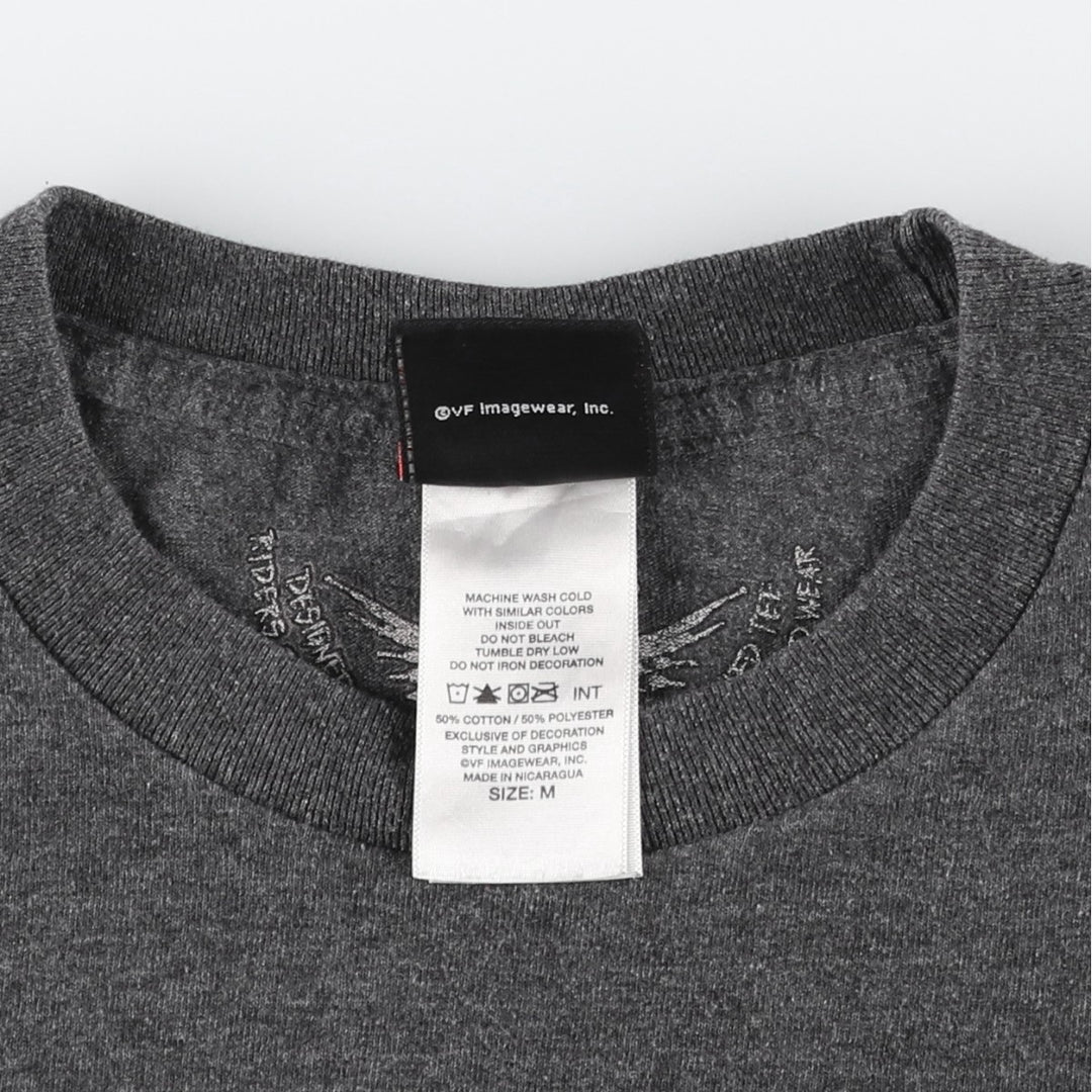 Harley-Davidson Motorcycle Bike T-shirt, Men's Medium cotton gray type Vintage Second Hand