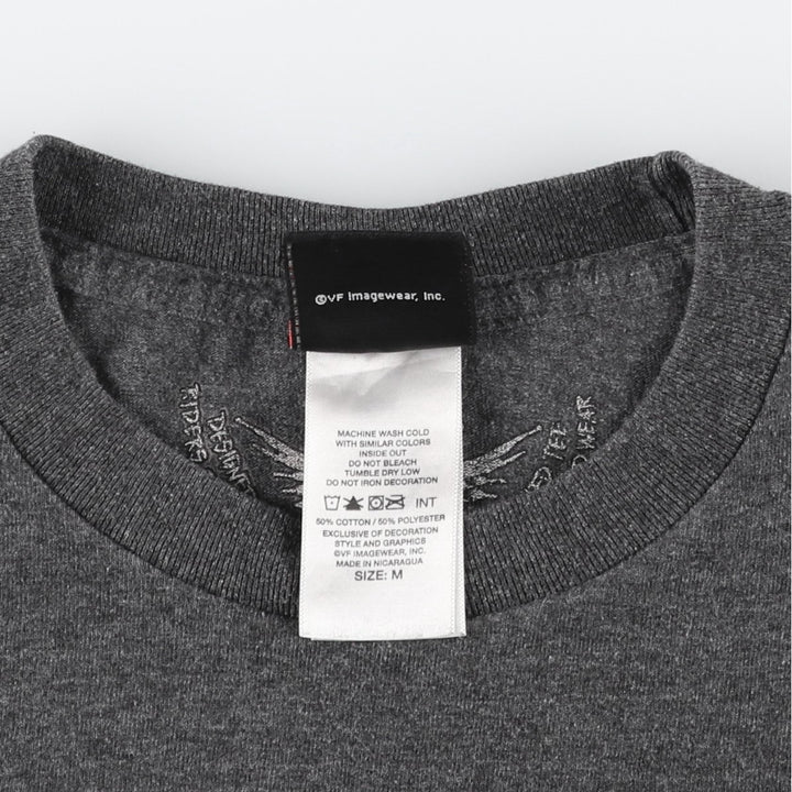 Harley-Davidson Motorcycle Bike T-shirt, Men's Medium cotton gray type Vintage Second Hand
