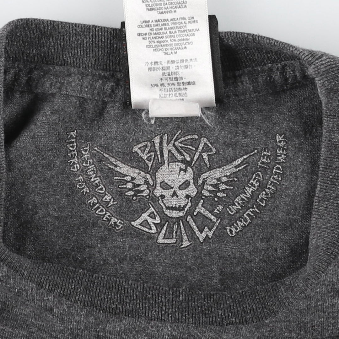 Harley-Davidson Motorcycle Bike T-shirt, Men's Medium cotton gray type Vintage Second Hand