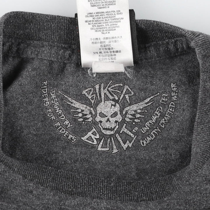 Harley-Davidson Motorcycle Bike T-shirt, Men's Medium cotton gray type Vintage Second Hand