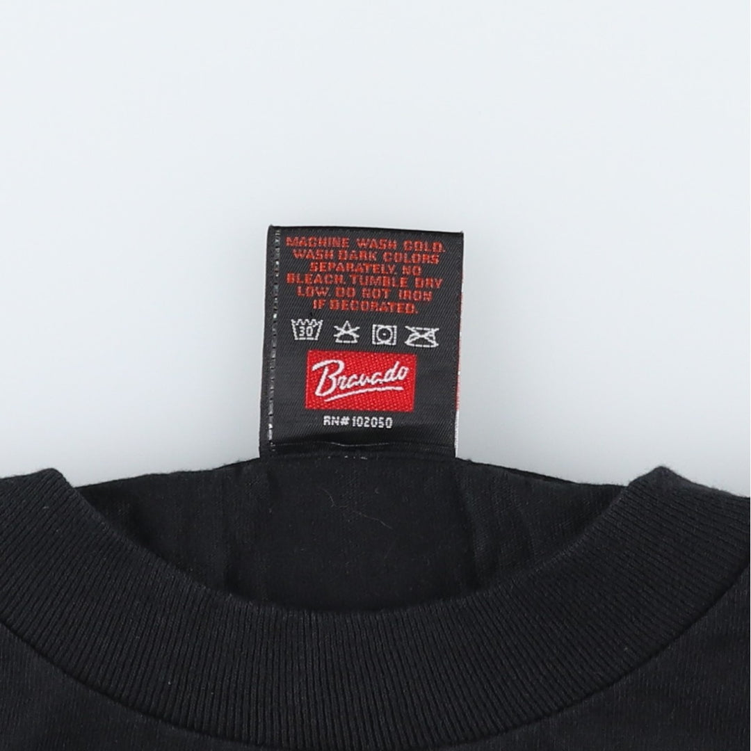 Harley-Davidson Eagle Pattern Motorcycle Bike T-shirt Men's L size cotton black type Vintage Second Hand