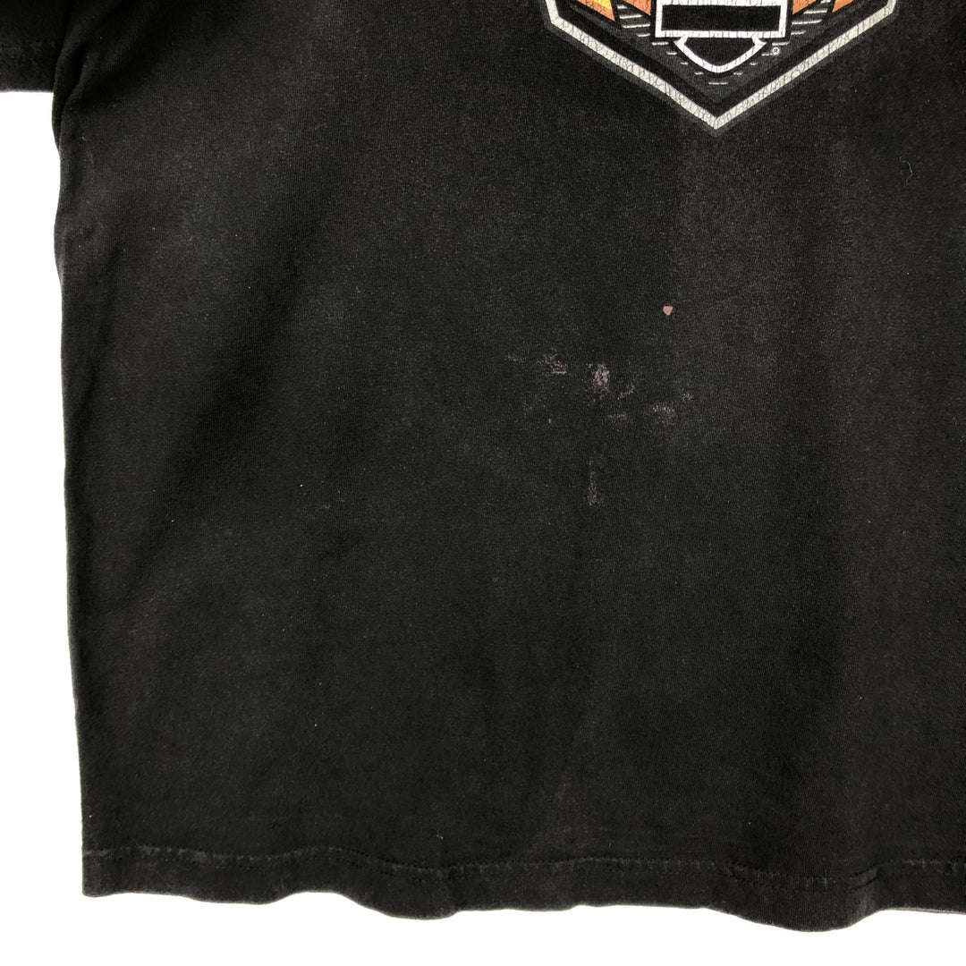 Harley-Davidson Motorcycle Bike T-shirt, Men's XL size cotton black type Vintage Second Hand