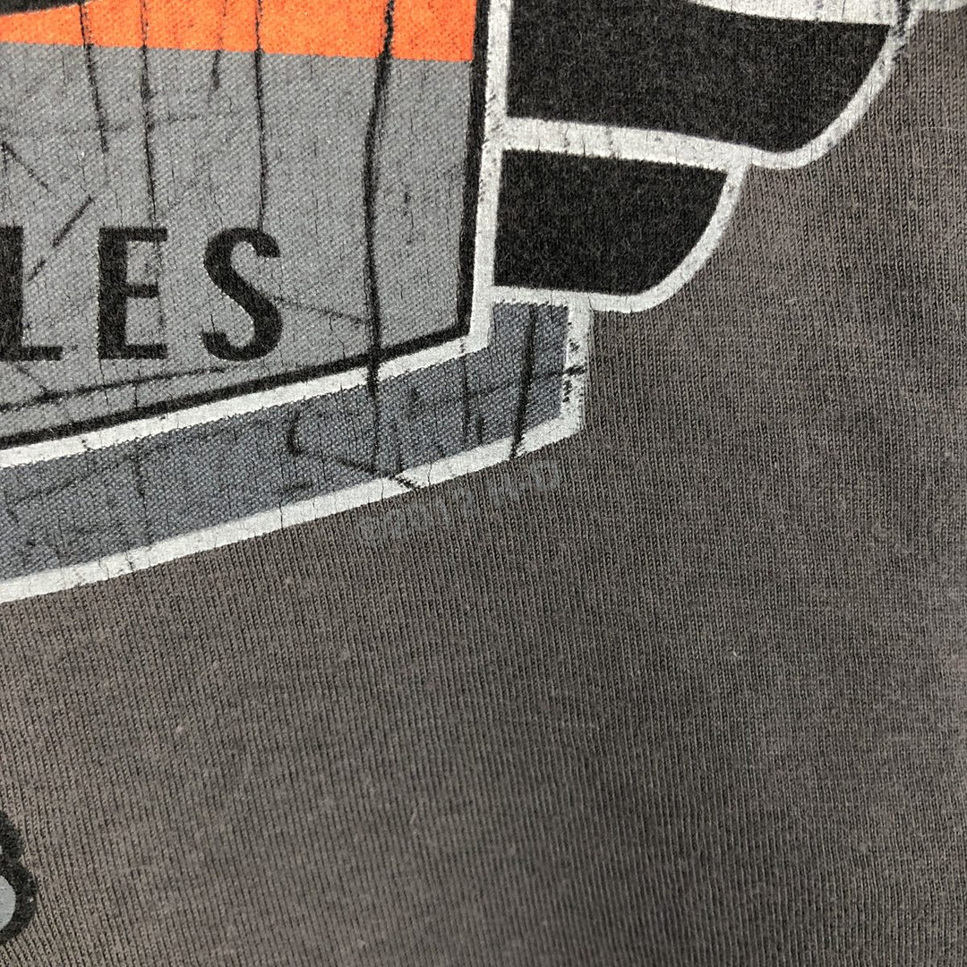 Harley-Davidson Motorcycle Bike T-shirt, Men's Size L cotton Charcoal Vintage Second Hand
