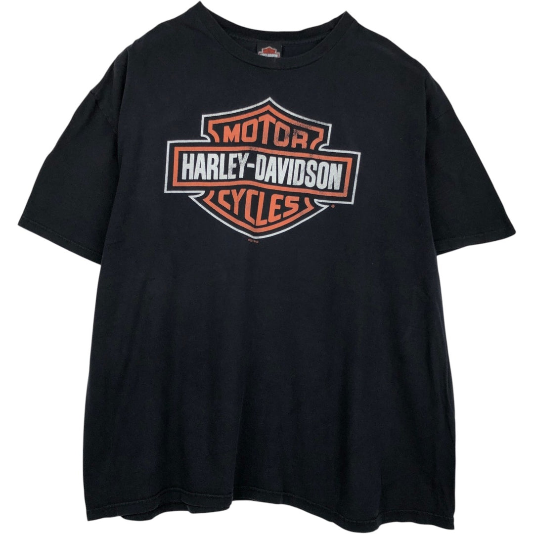 Harley-Davidson Motorcycle Bike T-shirt, Men's XXL cotton black type Vintage Second Hand