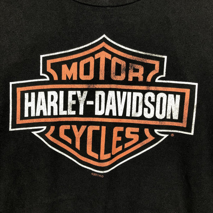Harley-Davidson Motorcycle Bike T-shirt, Men's XXL cotton black type Vintage Second Hand