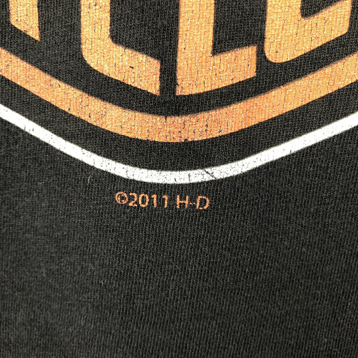 Harley-Davidson Motorcycle Bike T-shirt, Men's XXL cotton black type Vintage Second Hand