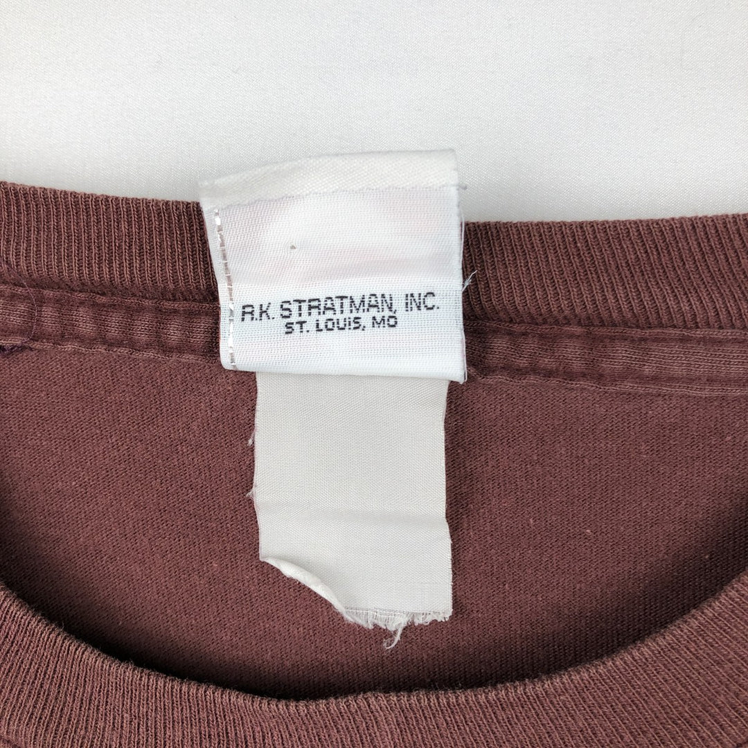 00'S Harley-Davidson Motorcycle Bike T-shirt Men's XL size unclear burgundy type Vintage Second Hand