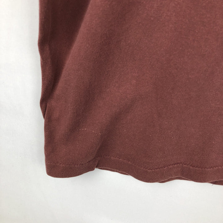 00'S Harley-Davidson Motorcycle Bike T-shirt Men's XL size unclear burgundy type Vintage Second Hand