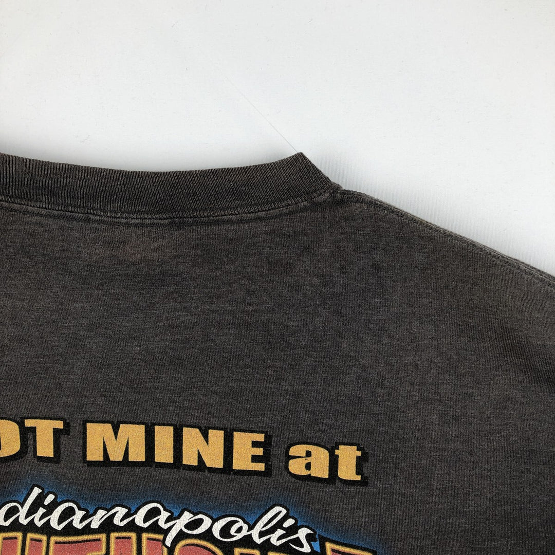 Harley-Davidson Motorcycle Bike T-shirt, Men's Size L cotton Charcoal Vintage Second Hand