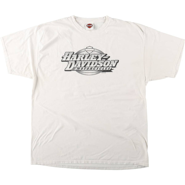 Harley-Davidson Motorcycle Bike T-shirt, Men's XXL cotton white type Vintage Second Hand