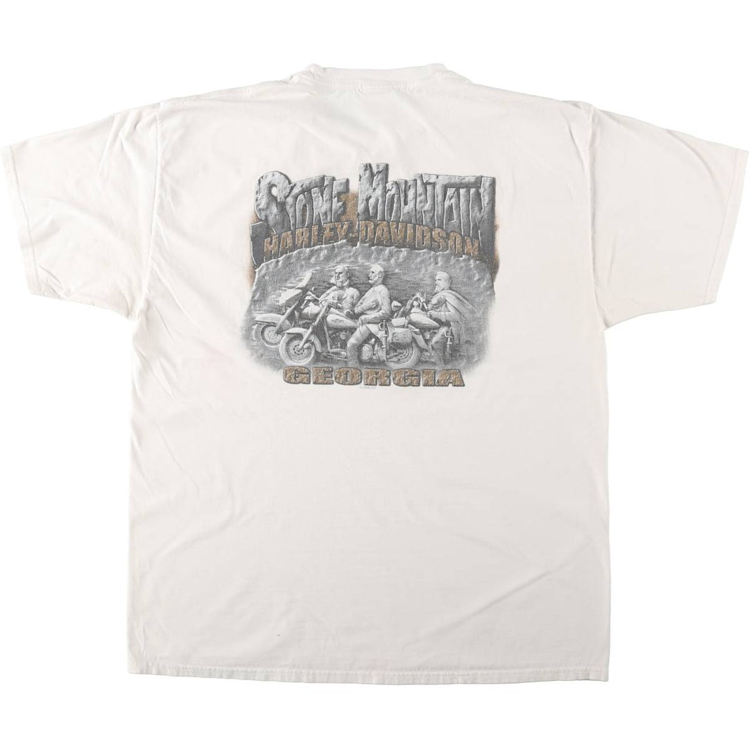 Harley-Davidson Motorcycle Bike T-shirt, Men's XXL cotton white type Vintage Second Hand