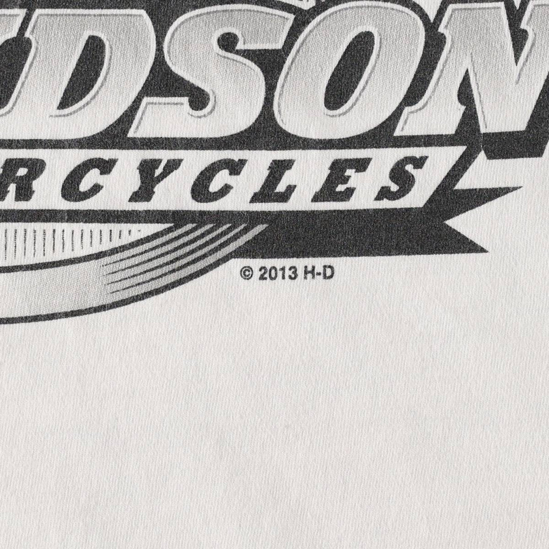 Harley-Davidson Motorcycle Bike T-shirt, Men's XXL cotton white type Vintage Second Hand