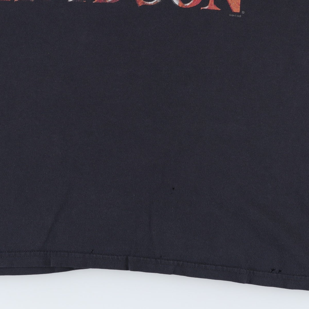 Harley-Davidson Skull Pattern Motorcycle Bike T-shirt Men's M size unclear black type Vintage Second Hand