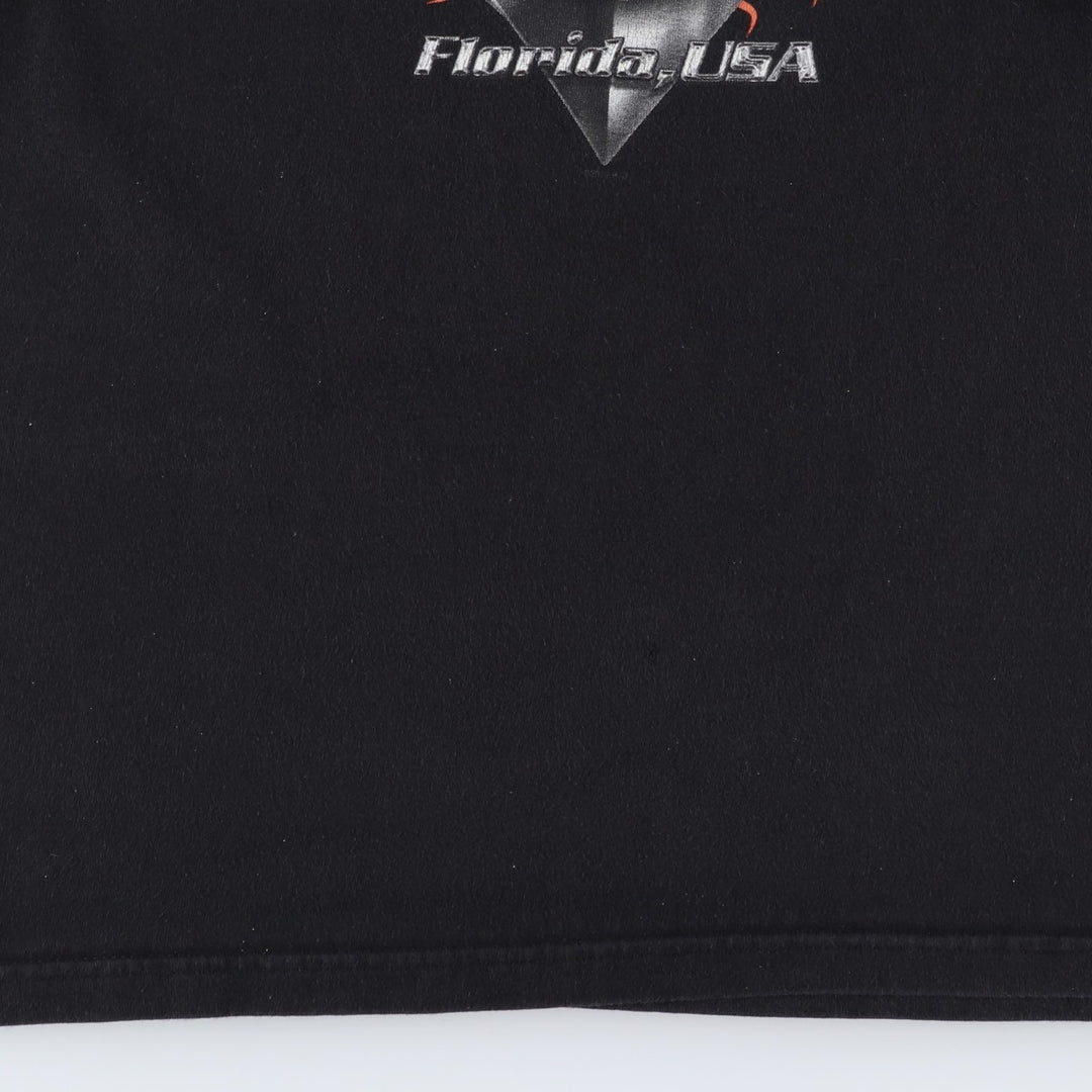 Harley-Davidson Leprechaun Motorcycle T-Shirt, Men's Size L (approx.) cotton black type Vintage Second Hand