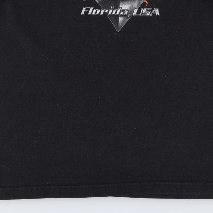 Harley-Davidson Leprechaun Motorcycle T-Shirt, Men's Size L (approx.) cotton black type Vintage Second Hand