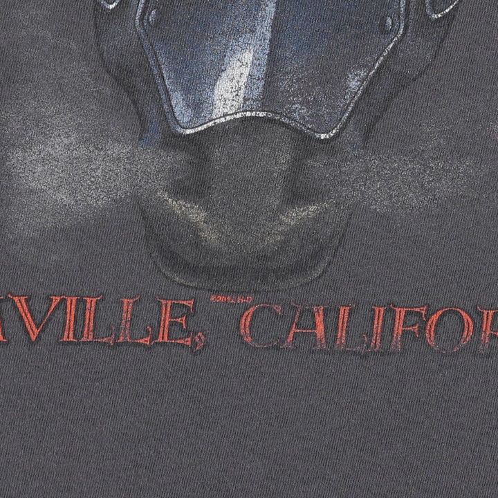 Harley-Davidson Motorcycle Bike T-shirt, Men's XL size cotton Charcoal Vintage Second Hand
