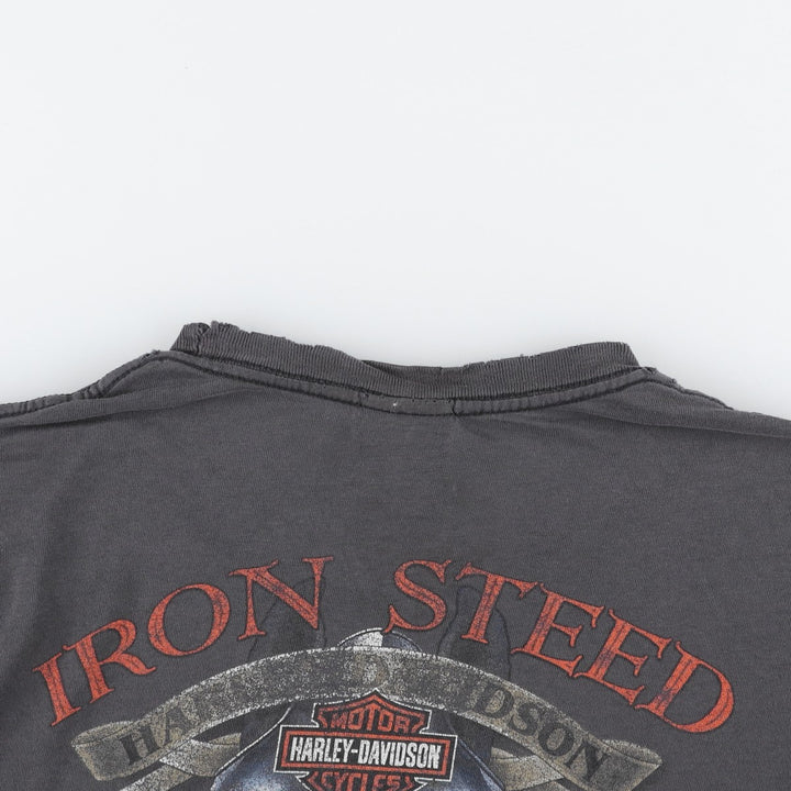 Harley-Davidson Motorcycle Bike T-shirt, Men's XL size cotton Charcoal Vintage Second Hand