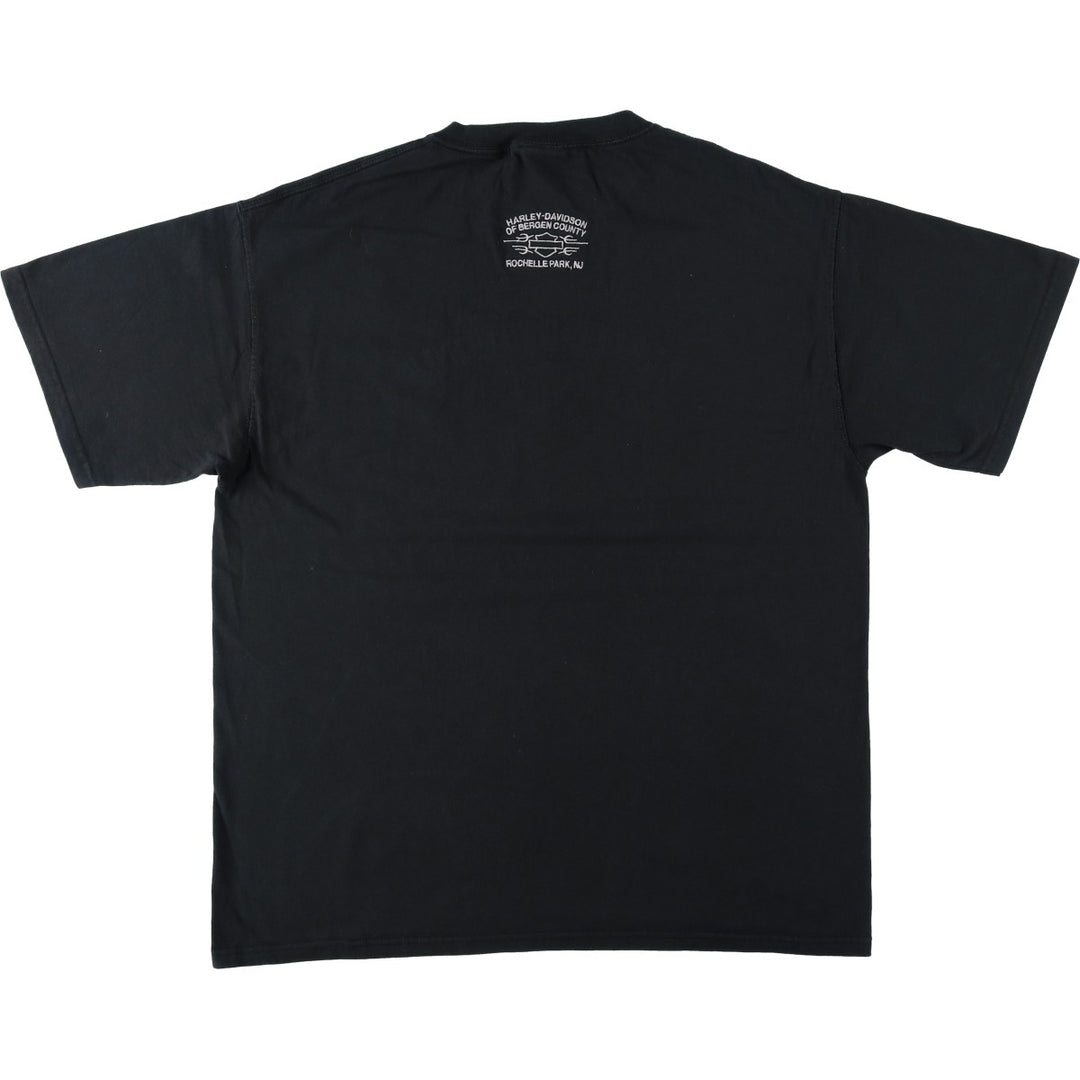Harley-Davidson Motorcycle Bike T-shirt, Men's XL size cotton black type Vintage Second Hand