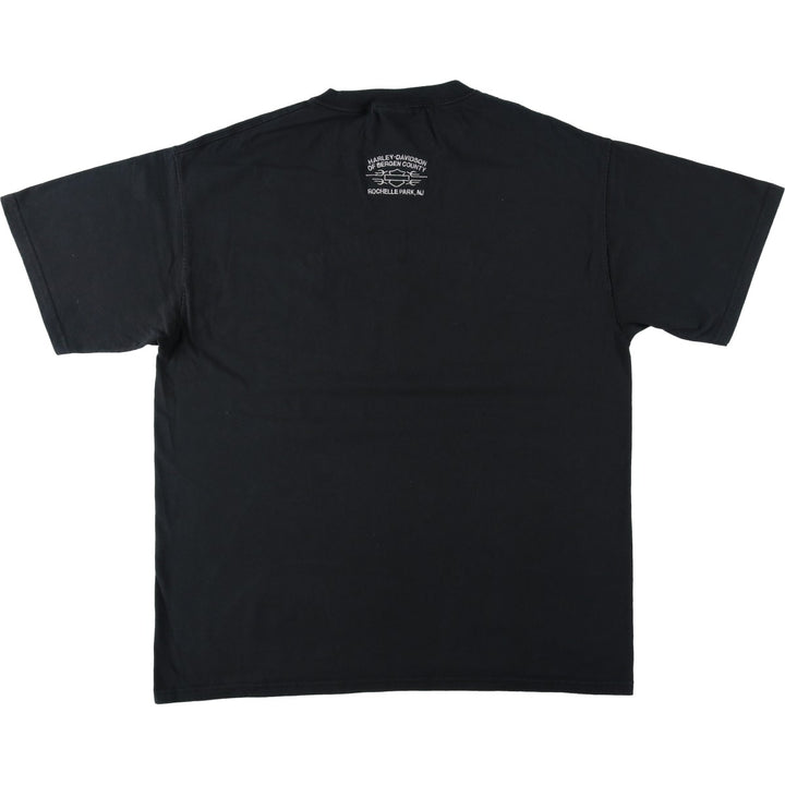 Harley-Davidson Motorcycle Bike T-shirt, Men's XL size cotton black type Vintage Second Hand