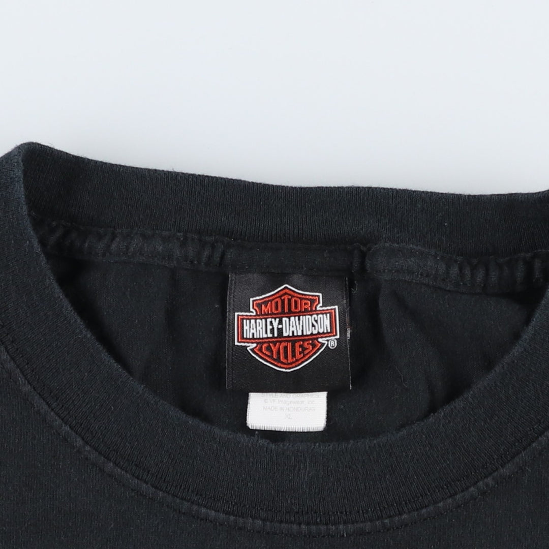 Harley-Davidson Motorcycle Bike T-shirt, Men's XL size cotton black type Vintage Second Hand