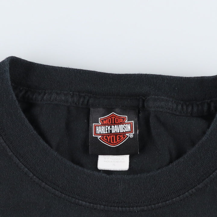 Harley-Davidson Motorcycle Bike T-shirt, Men's XL size cotton black type Vintage Second Hand