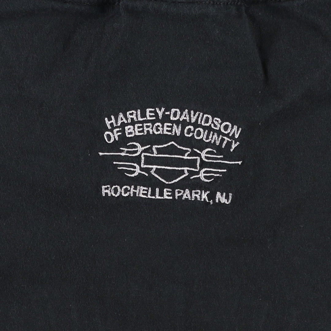 Harley-Davidson Motorcycle Bike T-shirt, Men's XL size cotton black type Vintage Second Hand