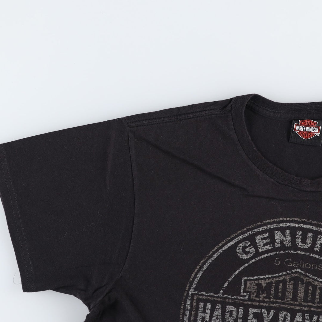 Harley-Davidson Motorcycle Bike T-shirt, Men's Medium unclear black type Vintage Second Hand