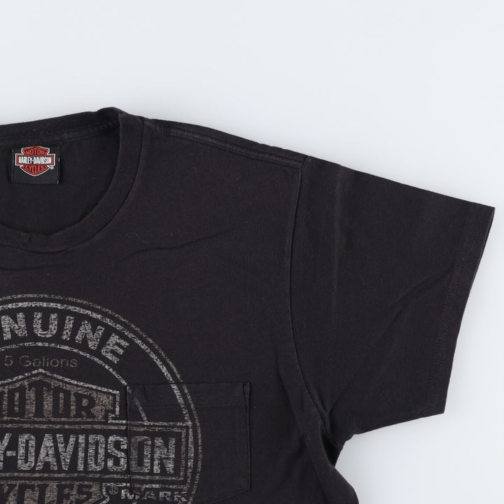 Harley-Davidson Motorcycle Bike T-shirt, Men's Medium unclear black type Vintage Second Hand