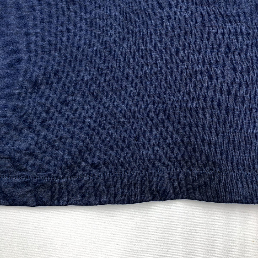 1980'S Hanes Fifty-Fifty Blue Tag Eagle Pattern Motorcycle T-Shirt, Men's Size L (approx.), Vintage cotton blue type Vintage Second Hand