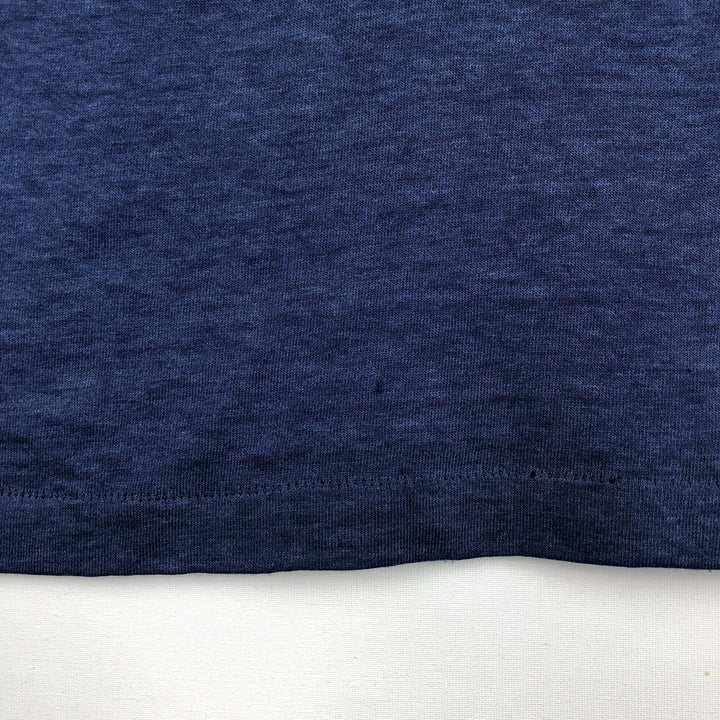 1980'S Hanes Fifty-Fifty Blue Tag Eagle Pattern Motorcycle T-Shirt, Men's Size L (approx.), Vintage cotton blue type Vintage Second Hand