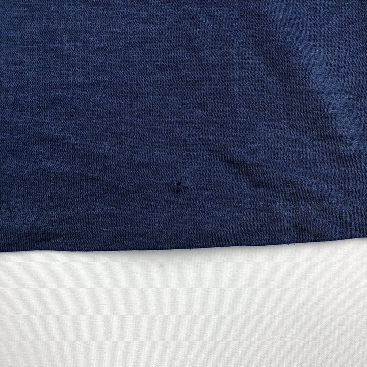 1980'S Hanes Fifty-Fifty Blue Tag Eagle Pattern Motorcycle T-Shirt, Men's Size L (approx.), Vintage cotton blue type Vintage Second Hand