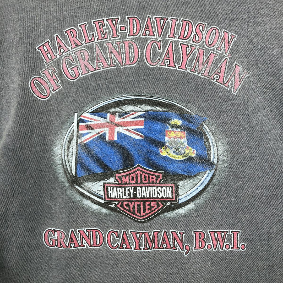 Harley-Davidson Eagle Pattern Motorcycle Bike T-shirt Men's XL cotton gray type Vintage Second Hand