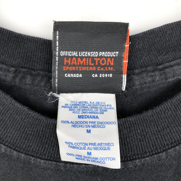 2000'S Harley-Davidson Eagle Pattern Fire Pattern Motorcycle T-Shirt, Men's Size M (approx.) cotton black type Vintage Second Hand