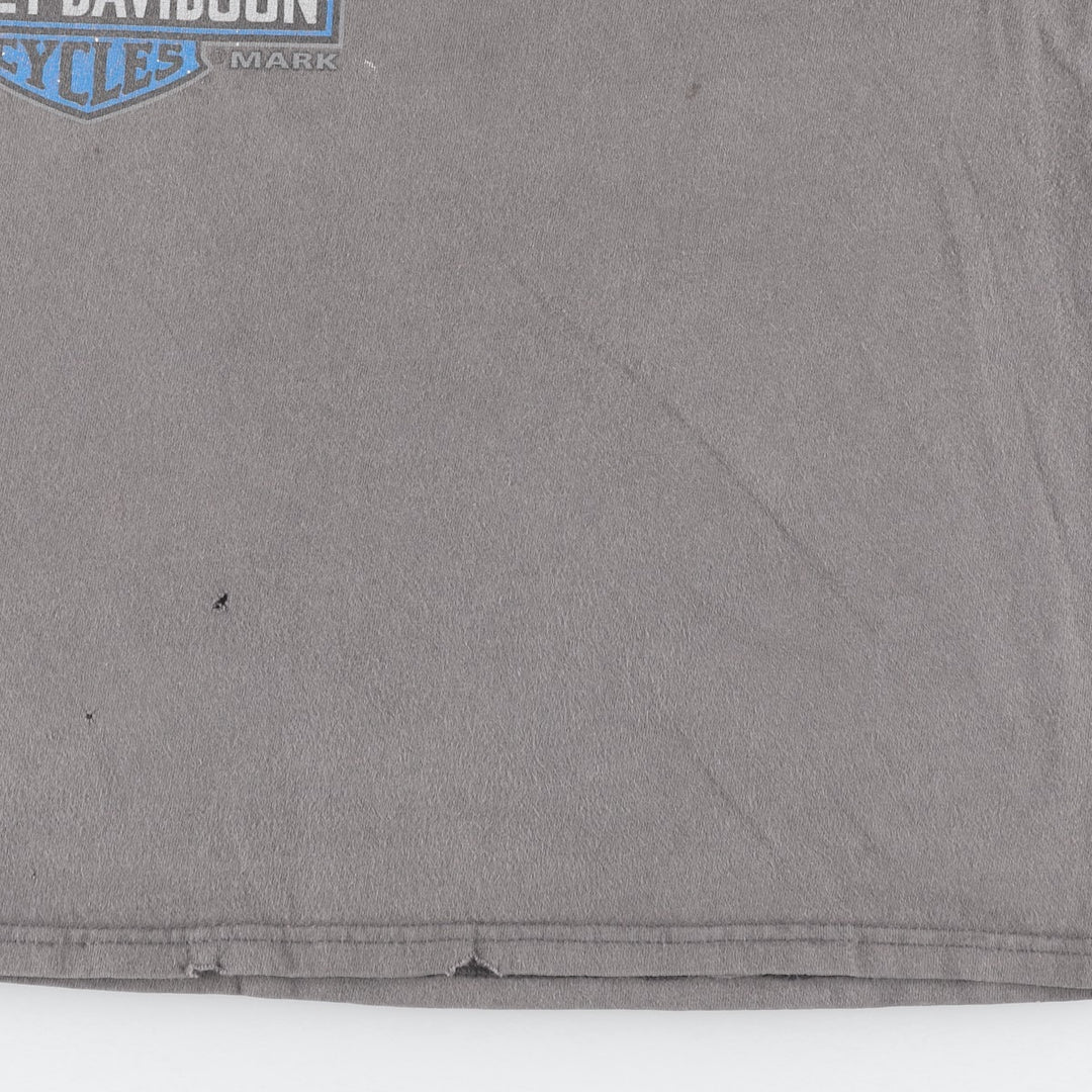 Harley-Davidson Pin-up Girl Motorcycle Bike T-shirt, Men's XL cotton gray type Vintage Second Hand