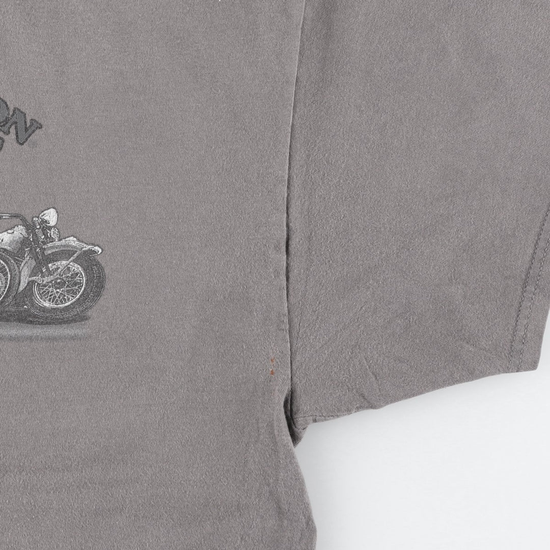 Harley-Davidson Pin-up Girl Motorcycle Bike T-shirt, Men's XL cotton gray type Vintage Second Hand
