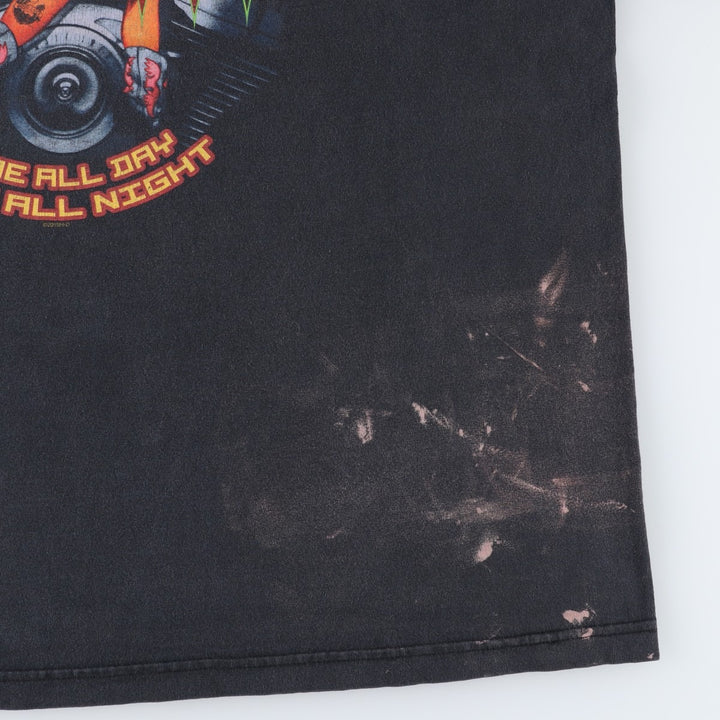 Harley-Davidson Pin-up Girl Motorcycle Bike T-shirt, Men's XXL unclear black type Vintage Second Hand