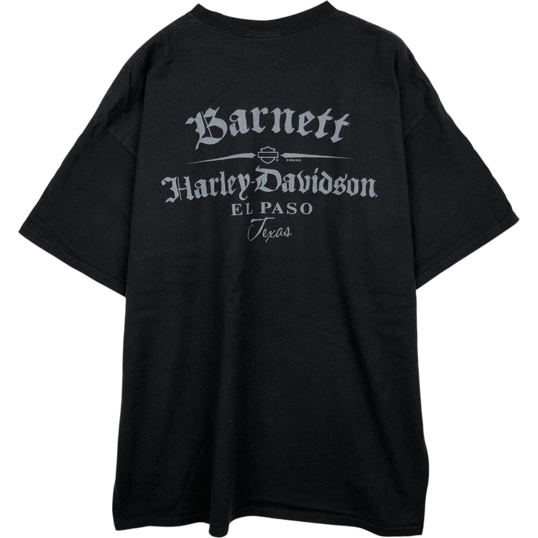 Harley-Davidson Motorcycle Bike T-shirt, Men's XXL cotton black type Vintage Second Hand