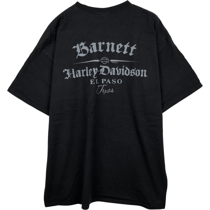Harley-Davidson Motorcycle Bike T-shirt, Men's XXL cotton black type Vintage Second Hand