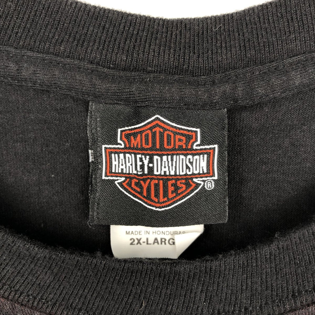 Harley-Davidson Motorcycle Bike T-shirt, Men's XXL cotton black type Vintage Second Hand